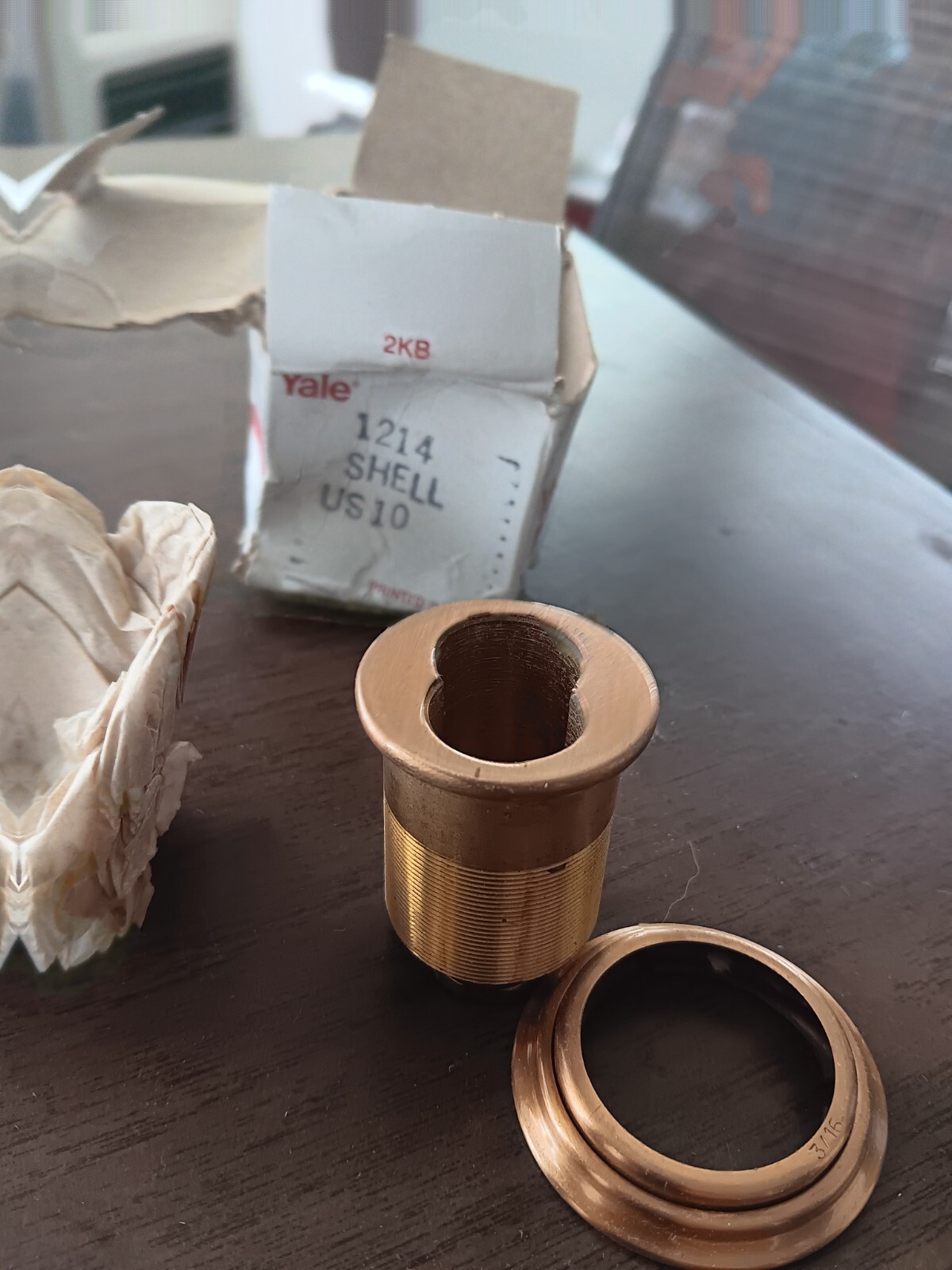 yale LFIC MORTISE CYLINDER US1O FINISH