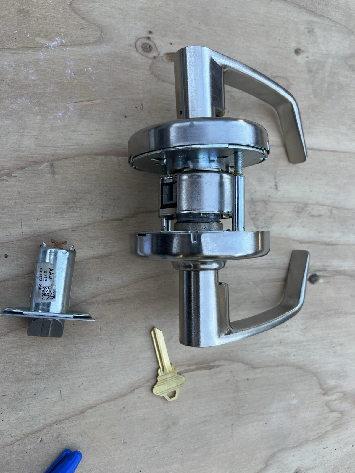 Corbin Russwin Grade 1 Lever With Schlage LFIC Cylinder 0 Bit
