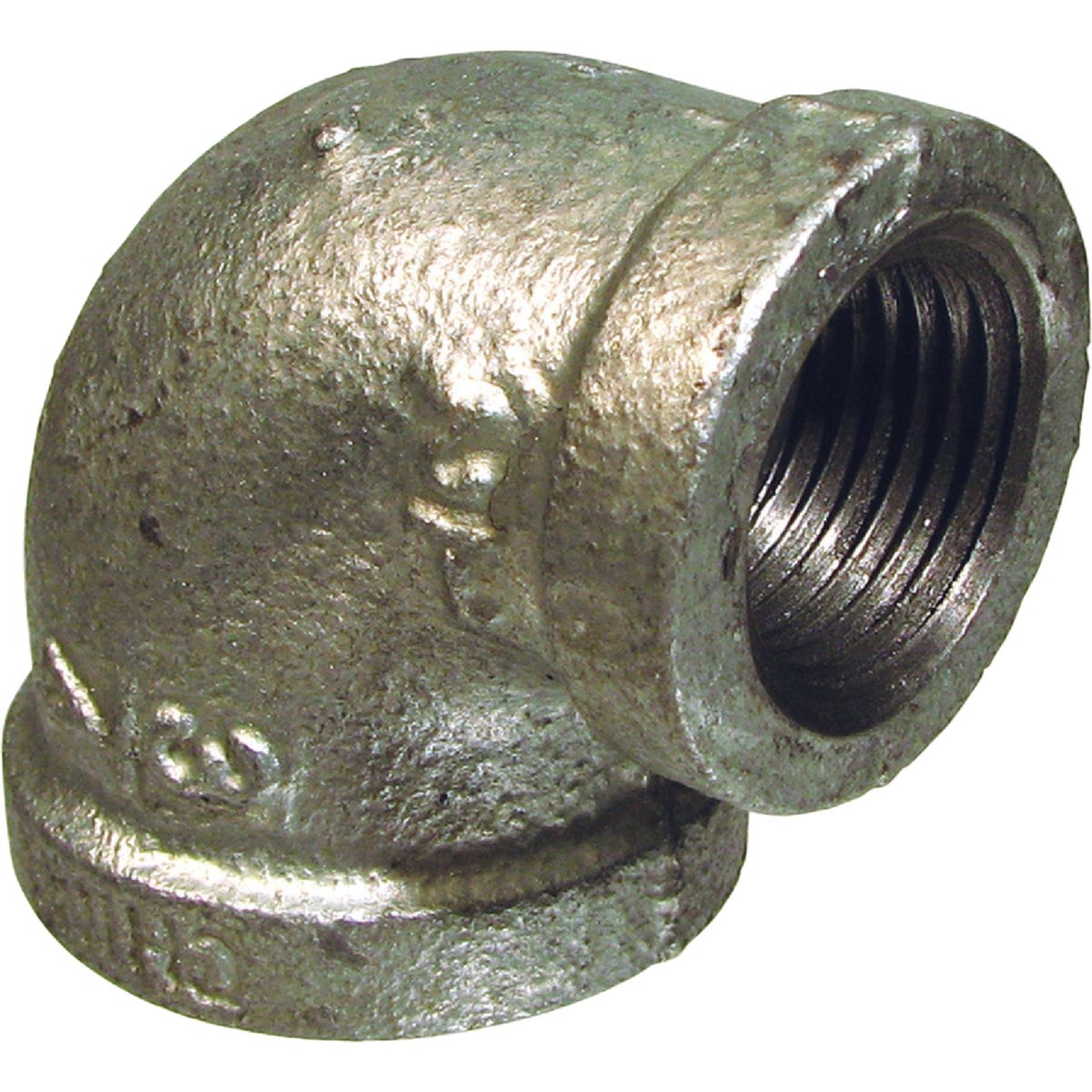 Southland 1 In. x 3/4 In. 90 Deg. Reducing Galvanized Elbow (1/4 Bend) 510-154HN