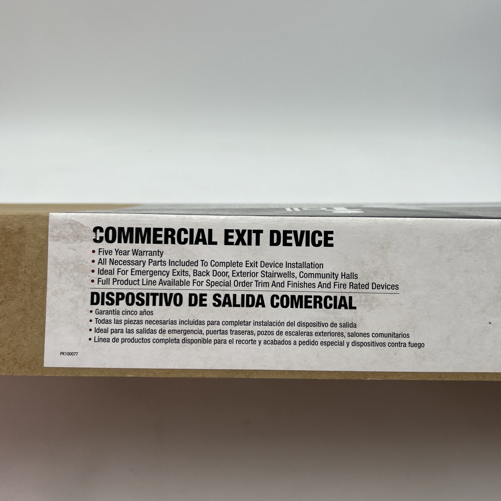 Tell Manufacturing 8300B 36″ Aluminum Universal Reversible Rim Exit Device