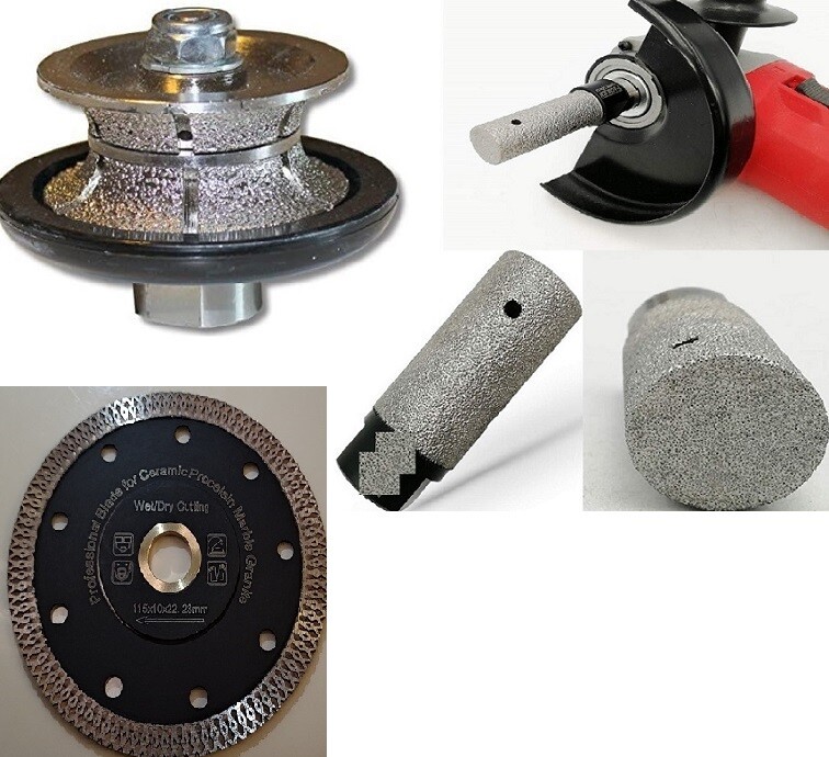 3/4″ Diamond Finger Milling bit Full Bullnose Bit Ceramic Marble Stone Saw Blade