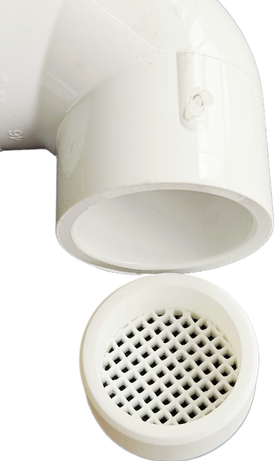 1/2″ PVC Fitting Screen with Integral Mesh for Spigot Fit in 0.84″ ID Fitting