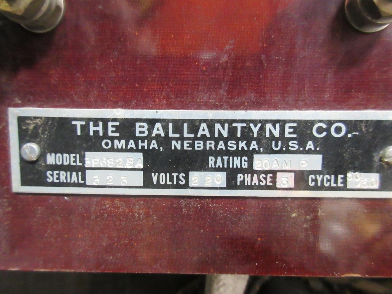 BALLANTYNE 3P682BA VINTAGE ROYAL SOUND MASTER DC POWER SUPPLY T96485
