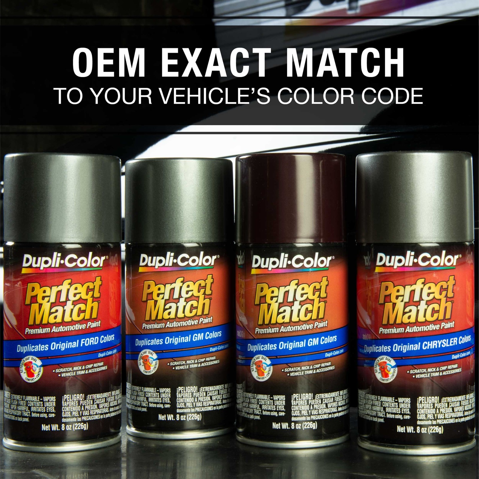 Dupli-Color Ebfm02297 Perfect Match Automotive Spray Paint Ford Oxford White