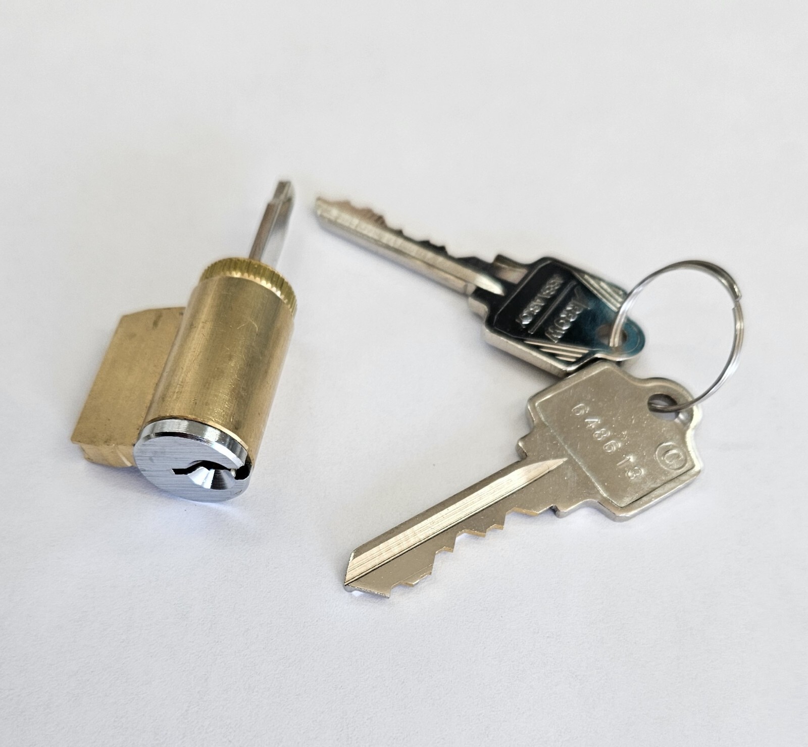 Arrow Knob Lever Cylinder 32D SC4 Keyway 6 Pin Keyed 6, 2 Keys-New