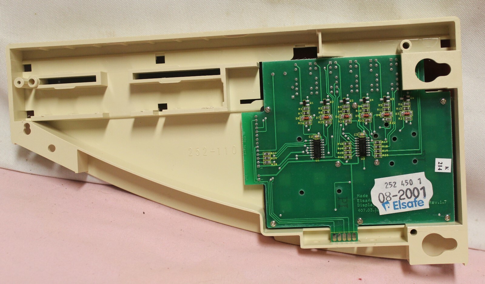 Elsafe Vingcard Keypad 252 450 1 Replacement Keypad Color-Beige NEW OEM