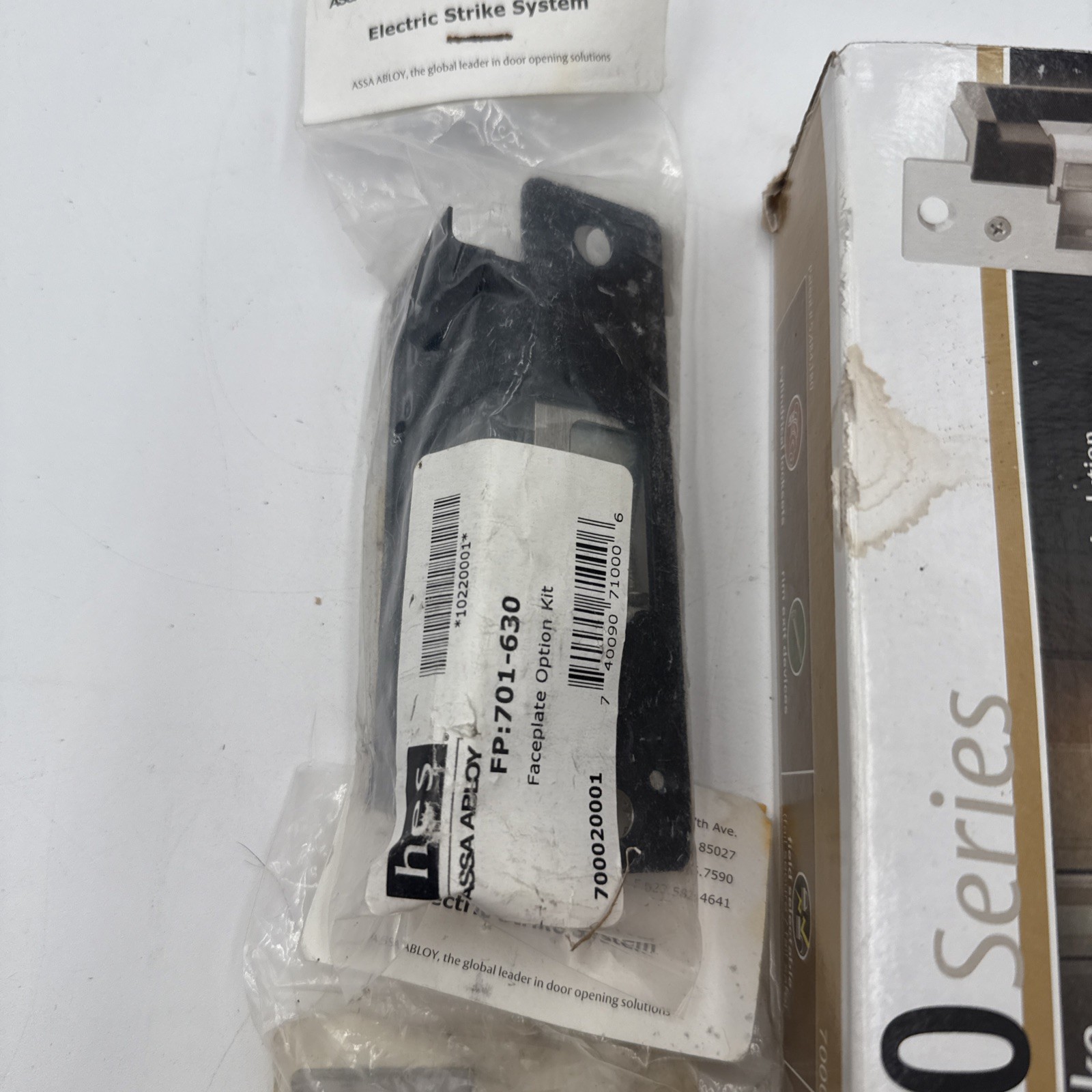 Hes Electric Strike door lock 7000 series ASSA ABLOY Faceplate 701-630, 791-630