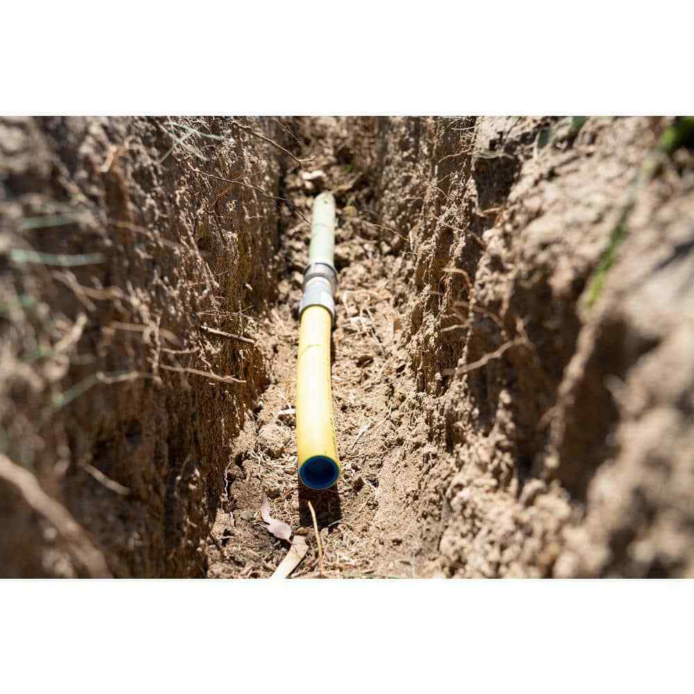 Underground Gas Transition Fitting Pipe Yellow Poly 1 1/4 x 1 1/4 inch MIP NEW