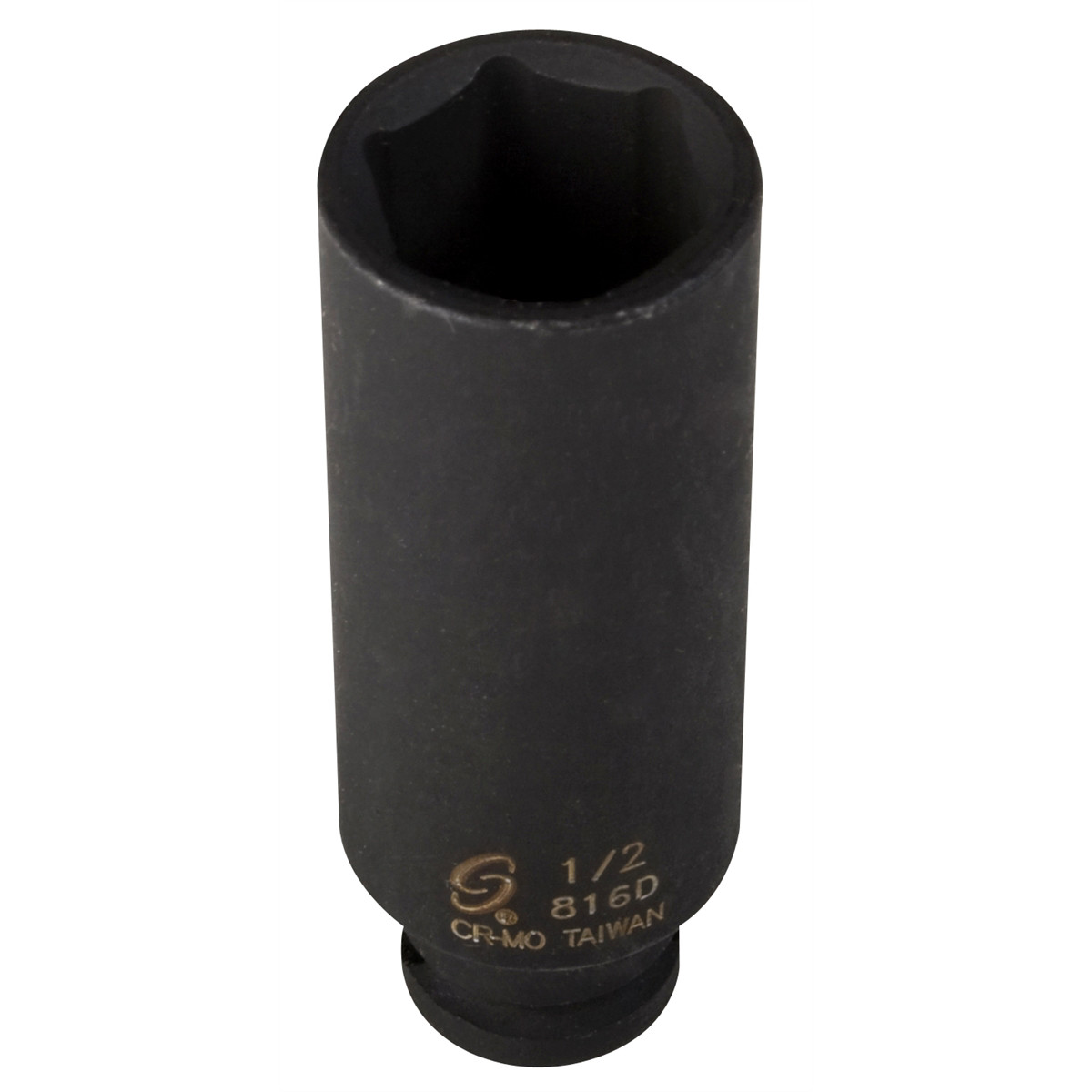 816DSUNEX SOC 1/2 1/4D IMP 6PT DP BLK