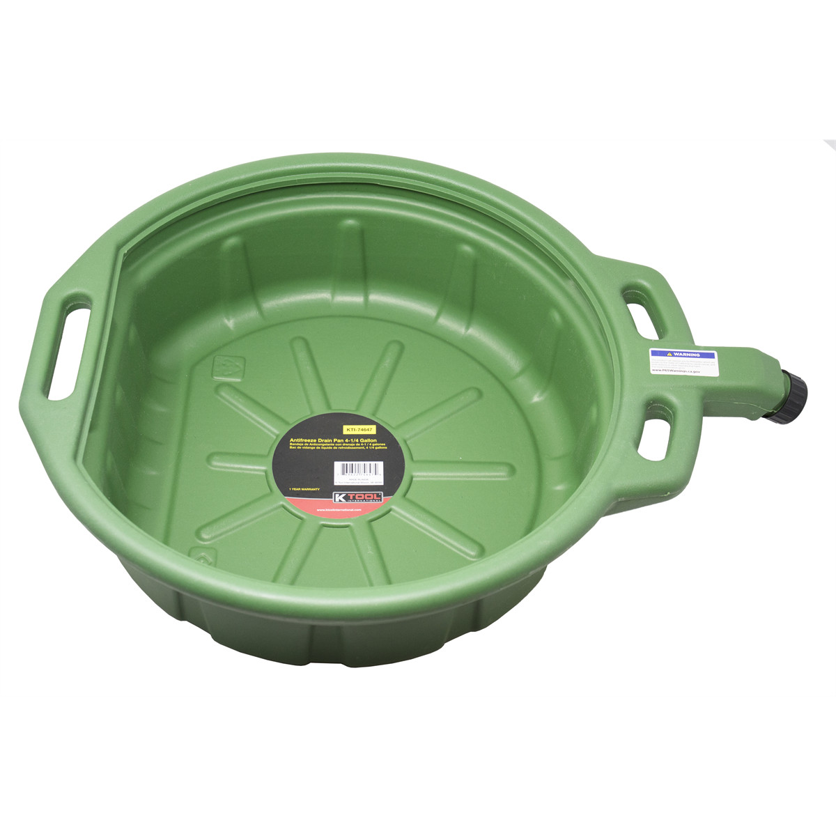 K Tool International Drain Pan Antifreeze 4-1/4 Gallon 74647