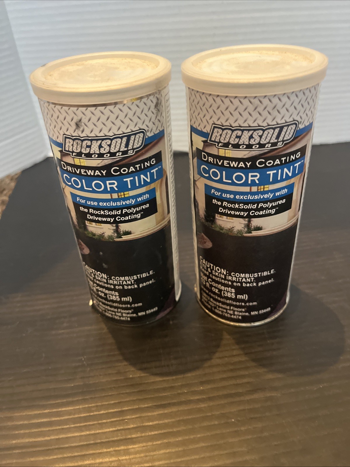 Pair Or ™RockSolid Polyurea Driveway Coating™ Color Tint 13 Fl Oz Each