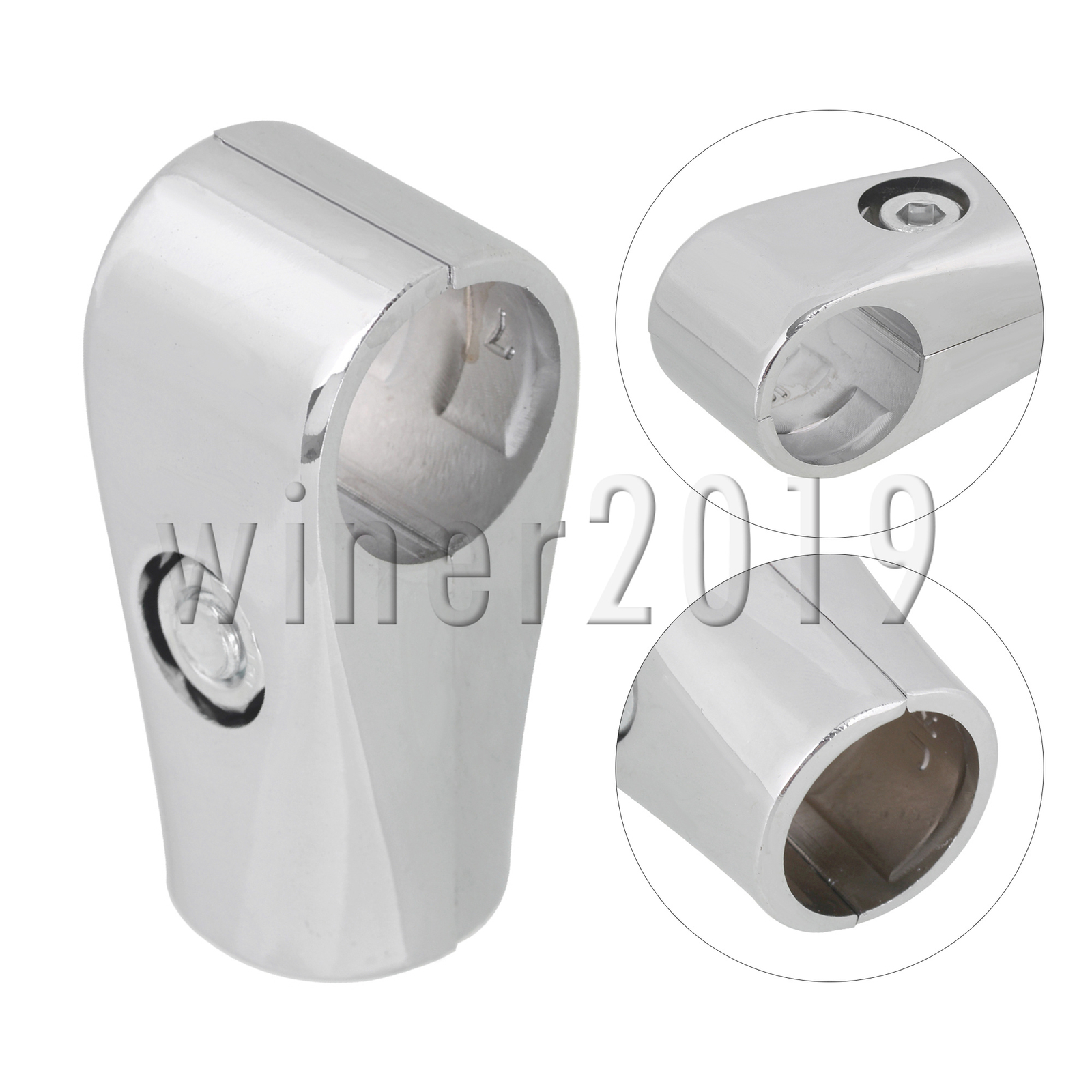 1 Inches Aluminum Alloy T Pipe Connector for DIY Furniture Silver Pack of 12