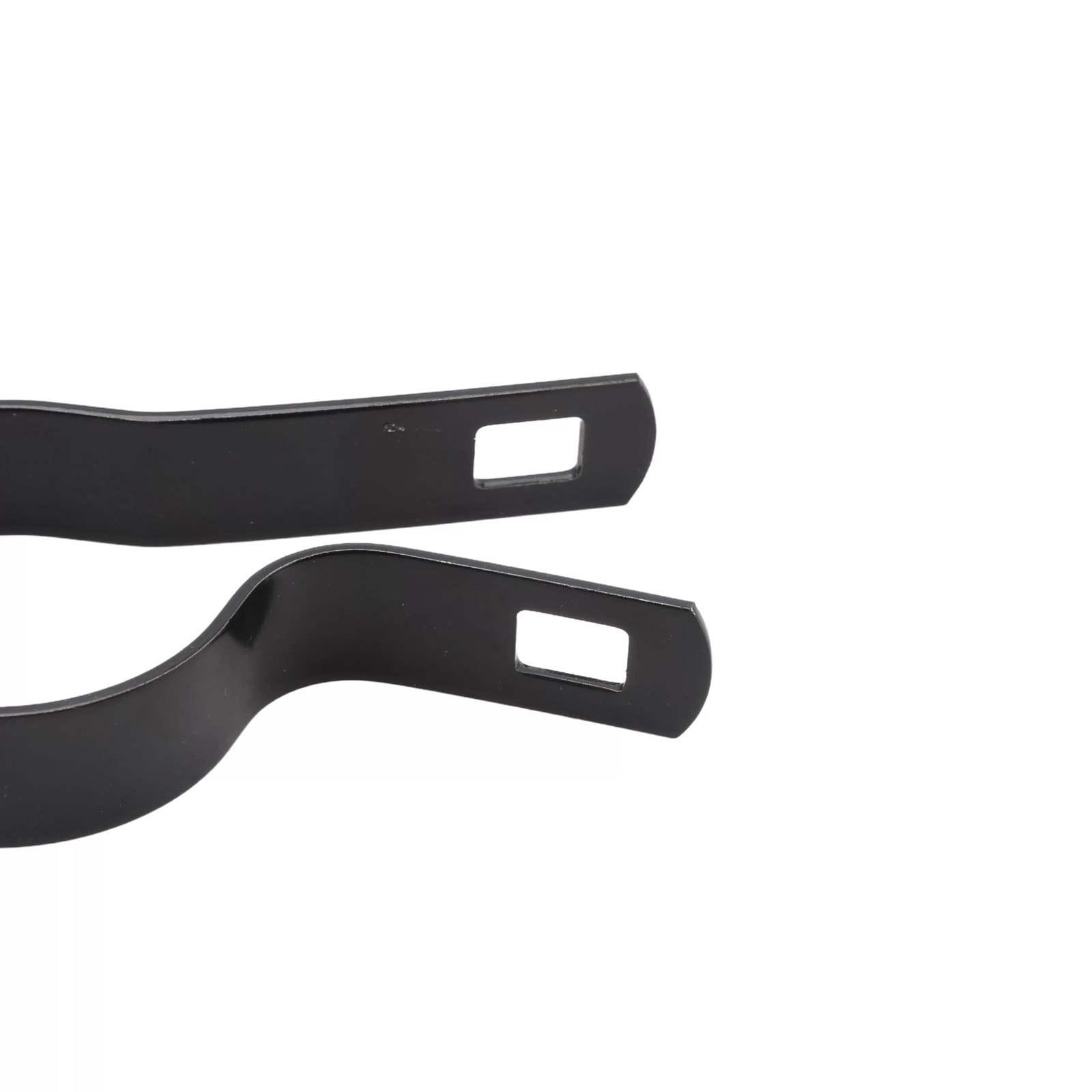 Black Coated Chain Link Tension Band, Durable Steel 1-5/8 Inch,