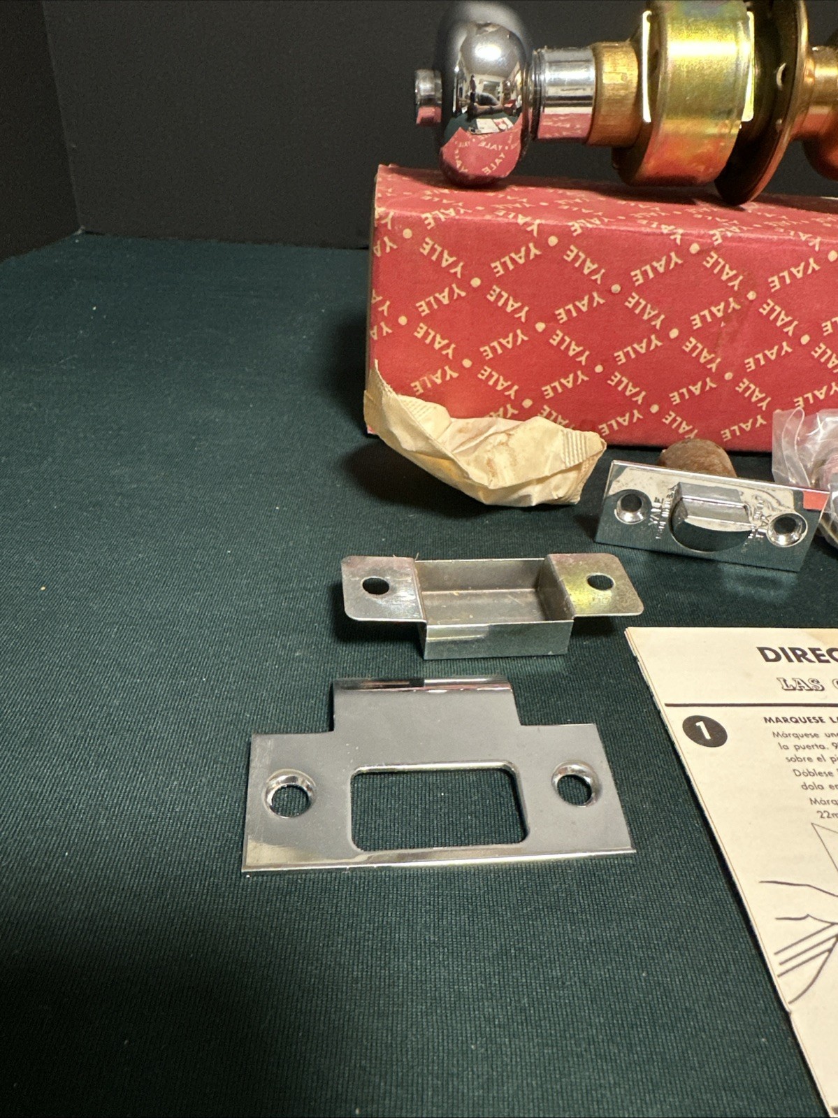 VTG Yale Litchfield LF5302 Series Lockset BY22 x DZ10 / US10 x US26 Finish NOS