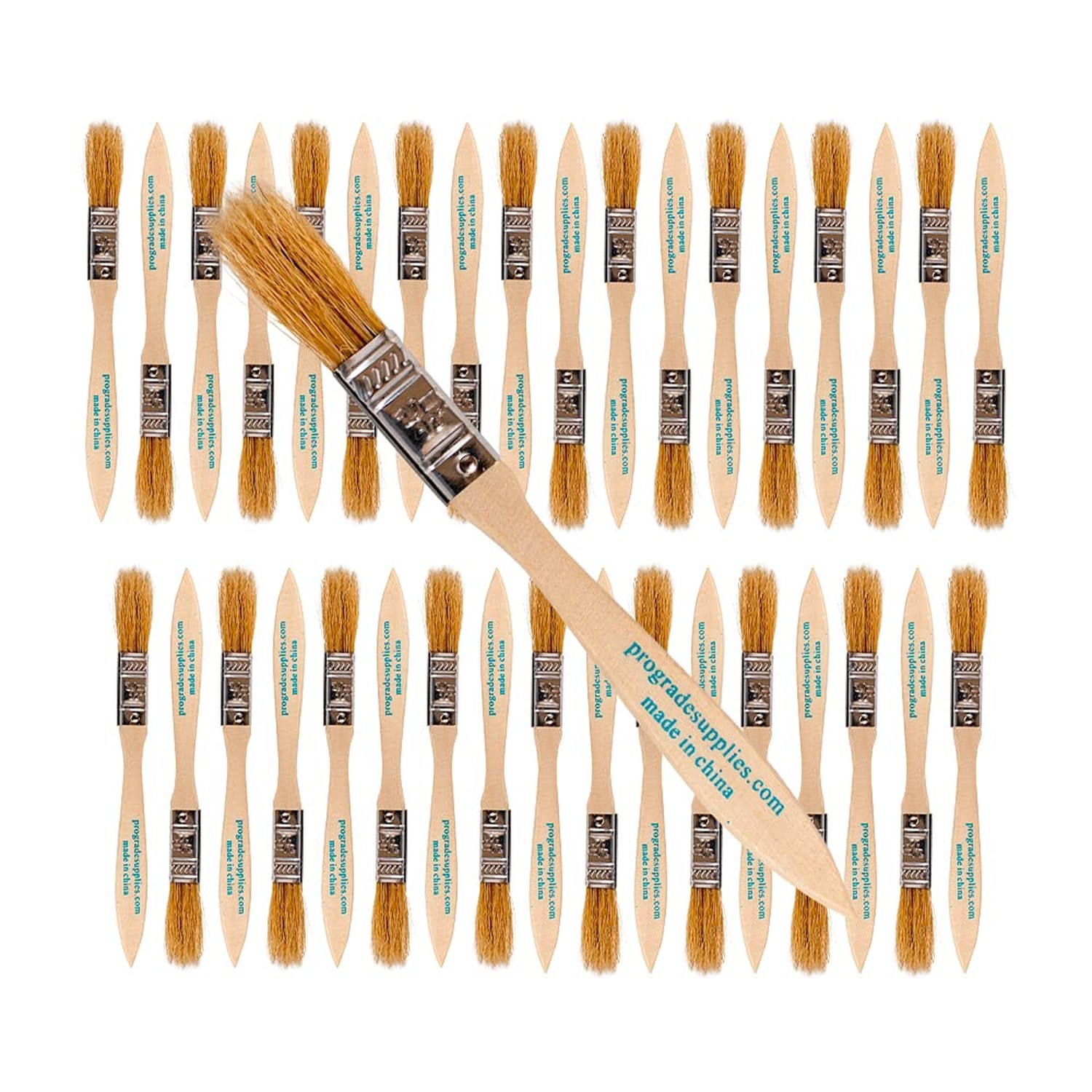 Pro Grade – Chip Paint Brushes – 36 Ea 1/2 Inch Chip Paint Brush Light Brown