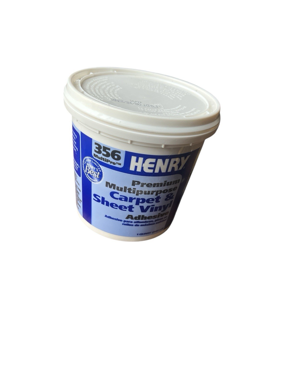 Henry HY356CQT 1 Quart Multipurpose Carpet & Sheet Vinyl Adhesive