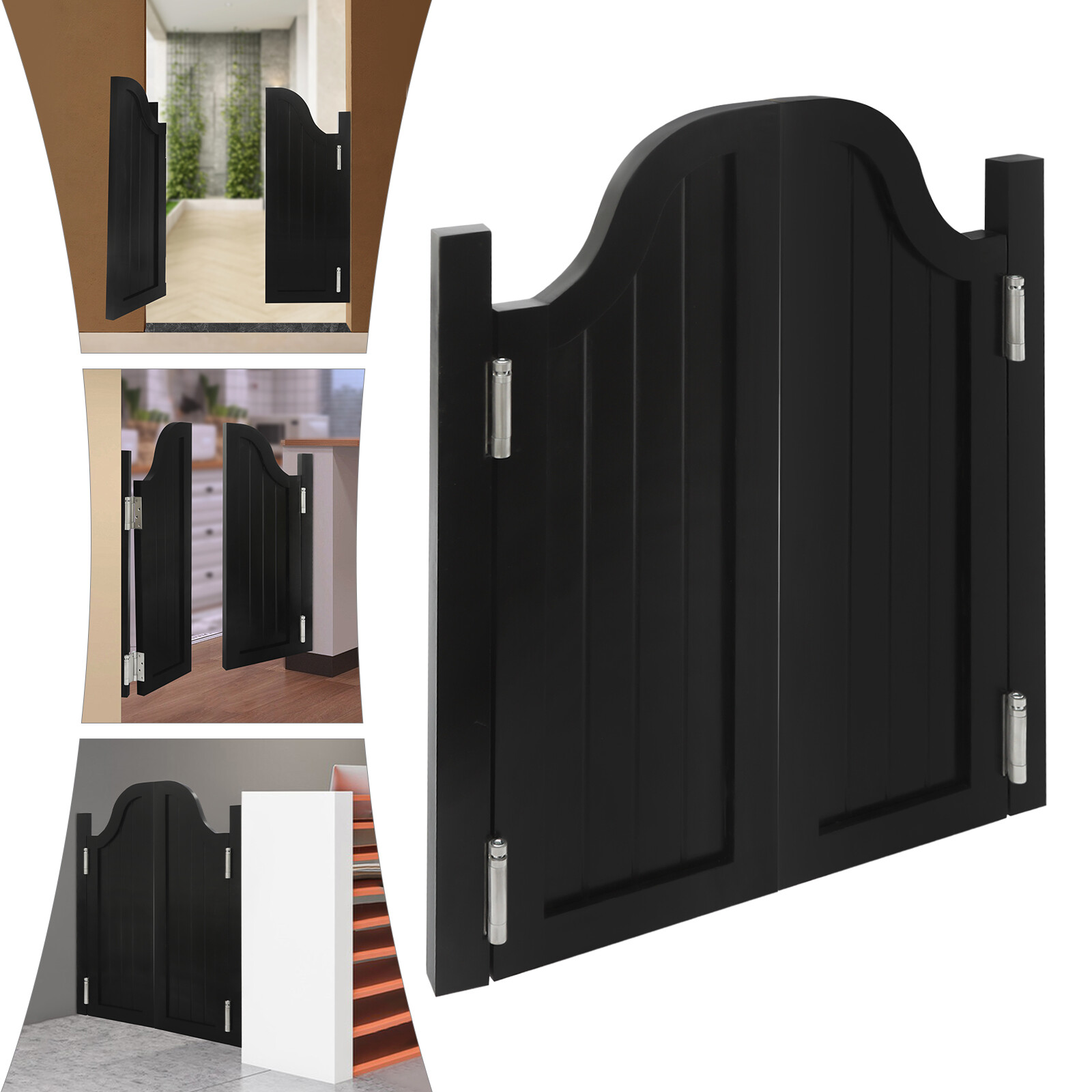 Double Side Partition Door Swing Wood Door Partition Door for Shop Entrance