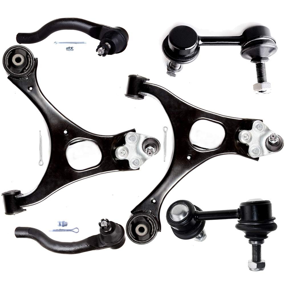 6PCS Control Arm Ball Joint Tie Rod End Sway Bar Link Kit 2006-2011 for Honda Ci