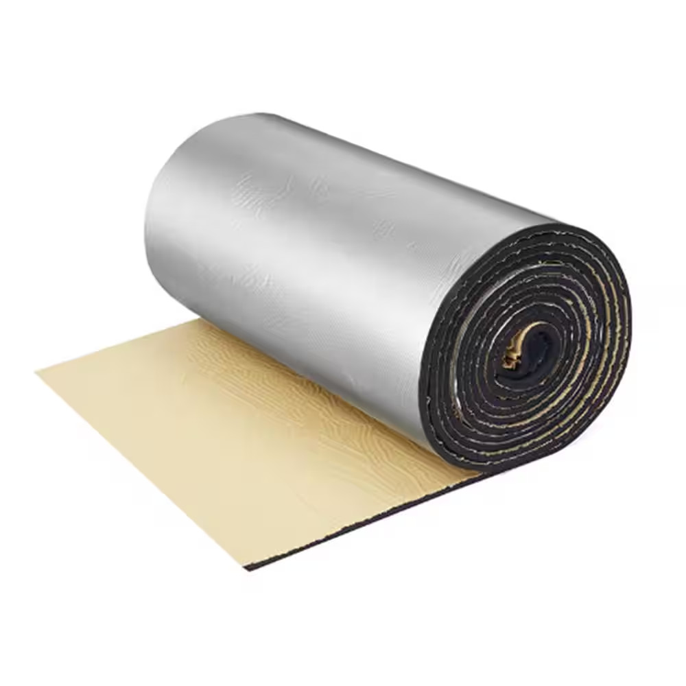 0.4 In. X 40 In. X 60 In. Self-Adhesive Heat Insulation Radiant Barrier, Aluminu