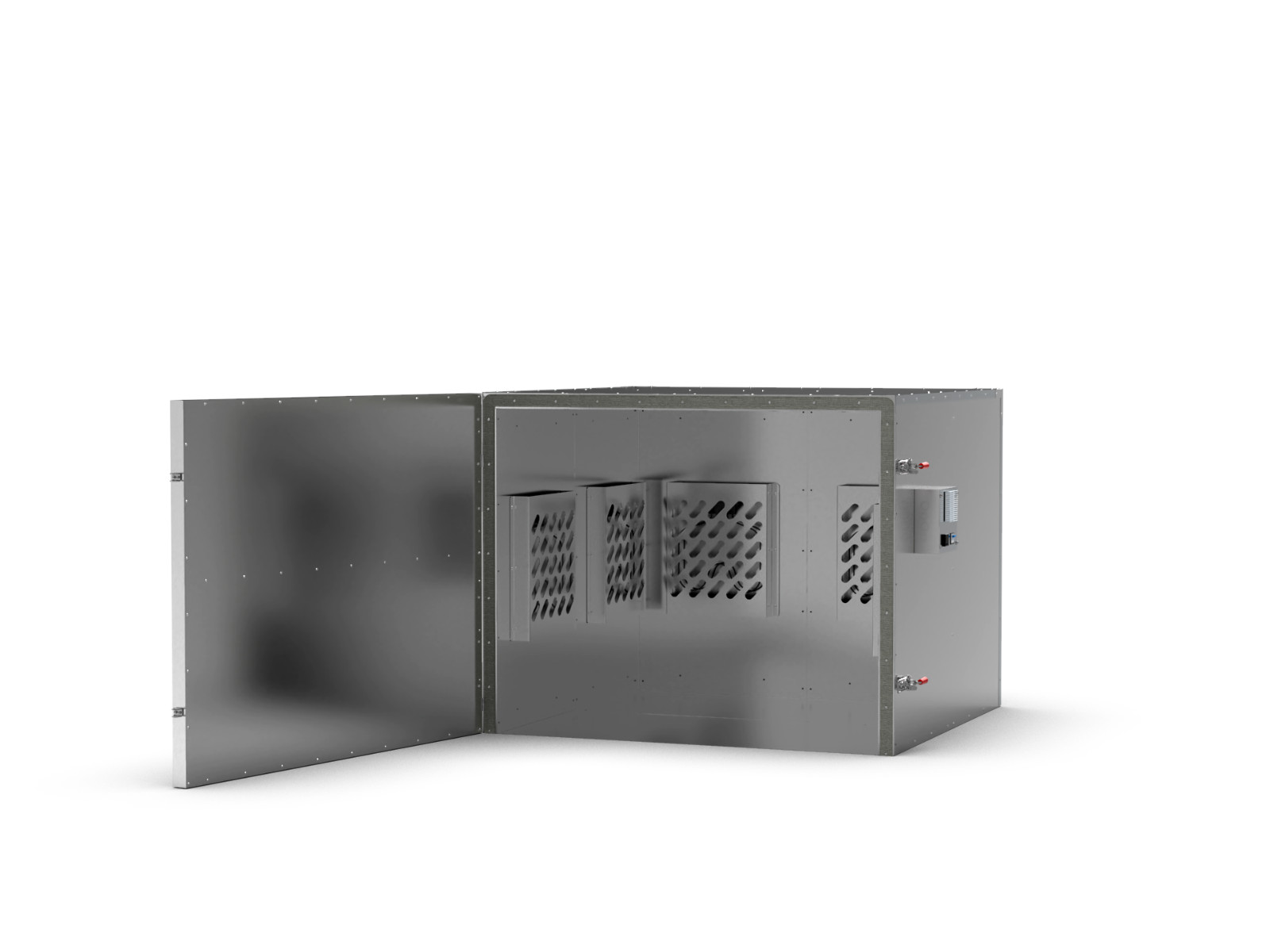 5.75′ x 5.6′ x 5′ Powder Coating/Cerakote Oven, Digital Temp, Circulation Fan