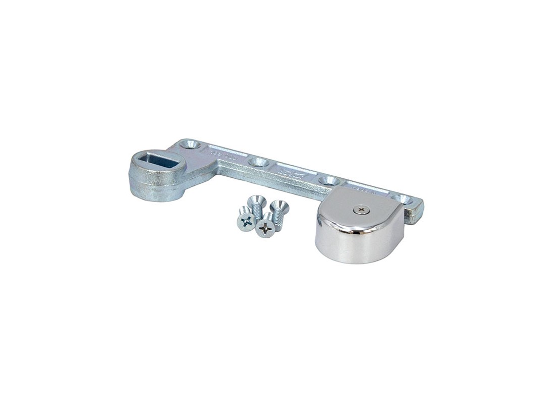 FHC 75323LHPS dormakaba Left Hand RHR 3/4″ Offset Bottom Arm – Polished Chrome