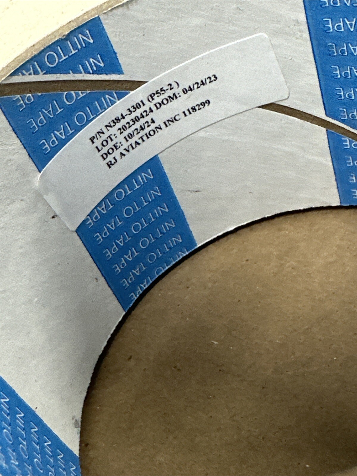 FLAME RETARDANT DOUBLE COATED CLOTH TAPE P-55 (3 Rolls) 2 Inch By 25 Yards