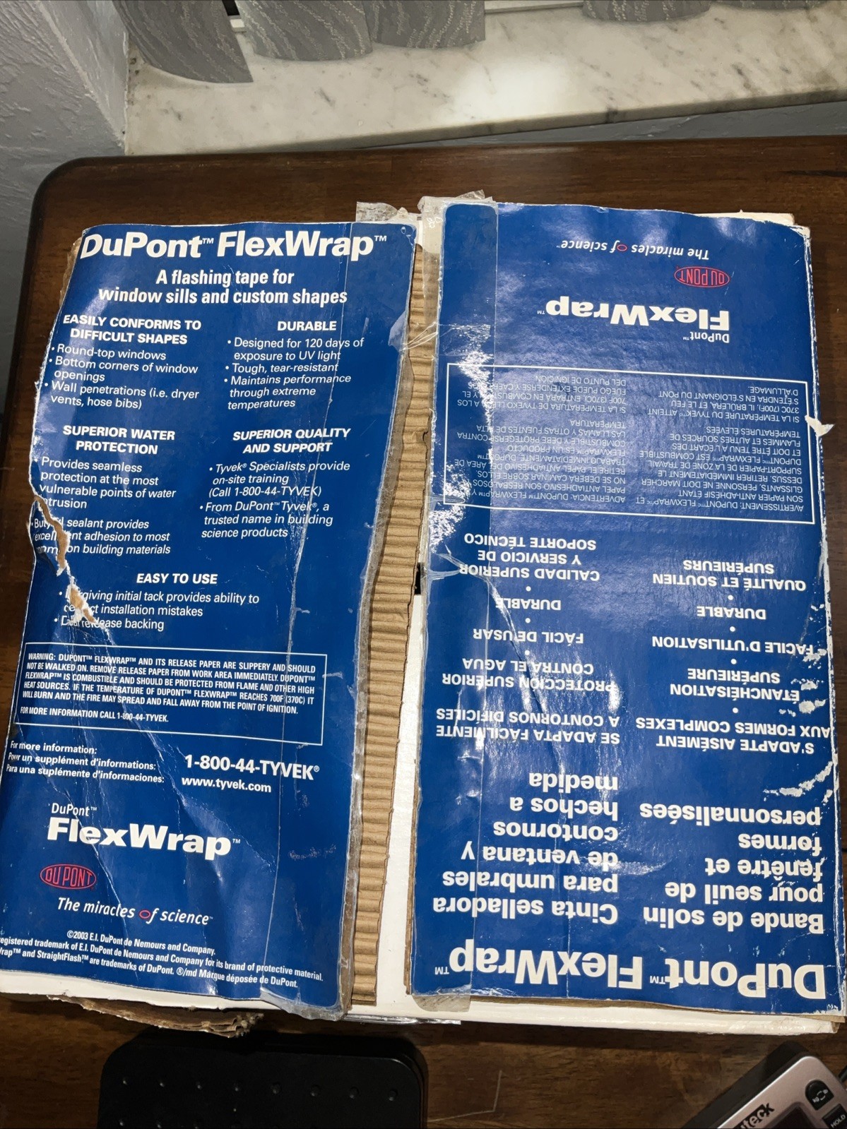 Dupont Flexwrap NF Self Adhering Butyl Adhesive 9″x75′