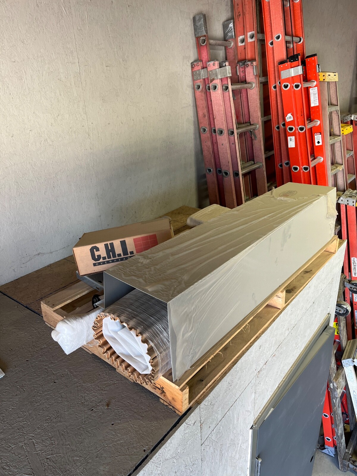 New 4’ x4’ C.H.I. Coiling counter shutter door.