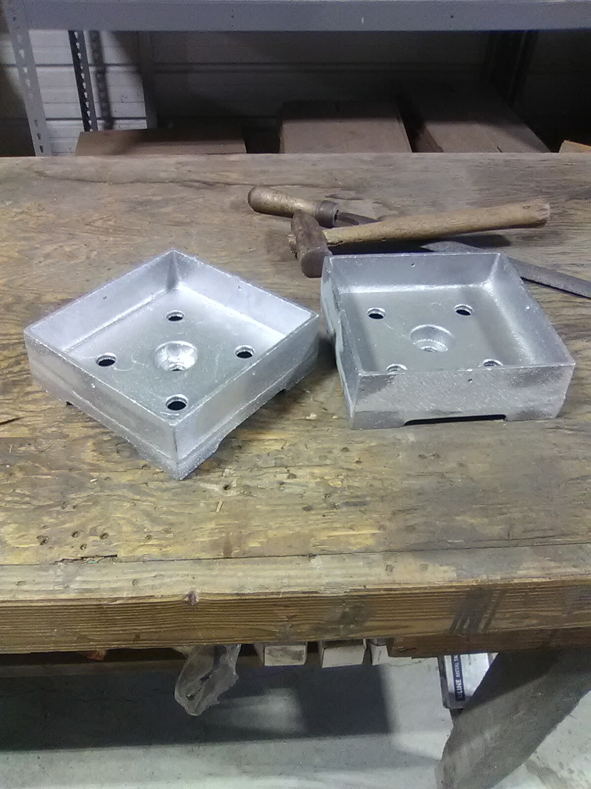 Post Base, Anchored 8×8 Heavy Cast Aluminum, Contractor Pack of 2 MADE IN USA