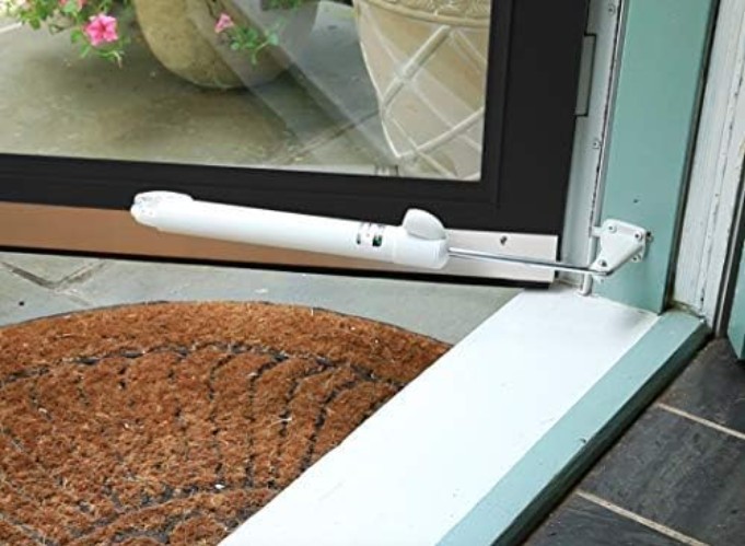 Touch ‘n Hold Smooth Dual Door Closer System Almond – Heavy-Duty – Touch-Butt…