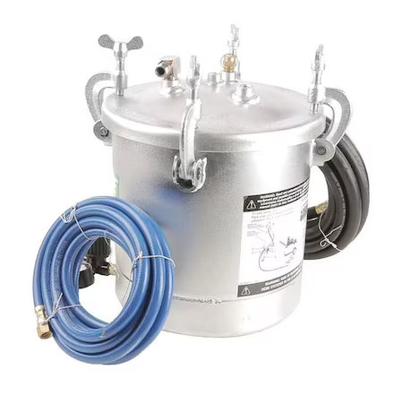 Speedaire 1Zmg5 Paint Tank, 2 1/2 Gal, Galvanized Steel