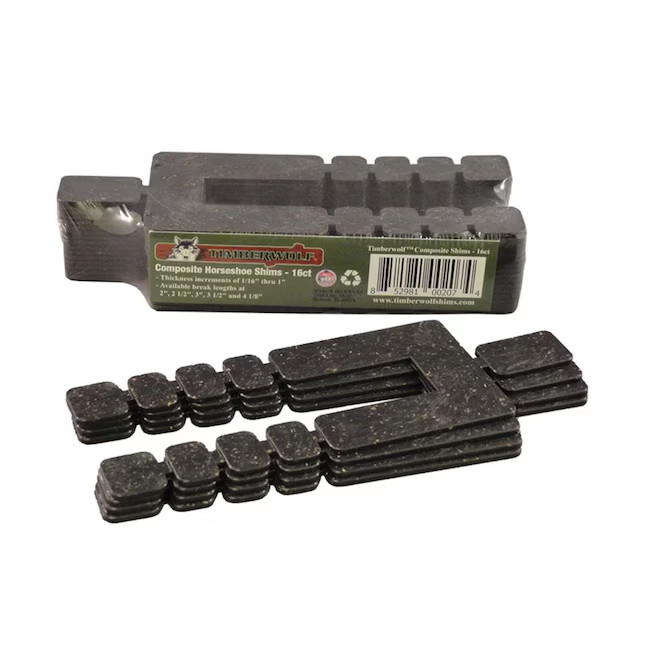 Timberwolf Composite Horseshoe Shims 16 Ct New In Package