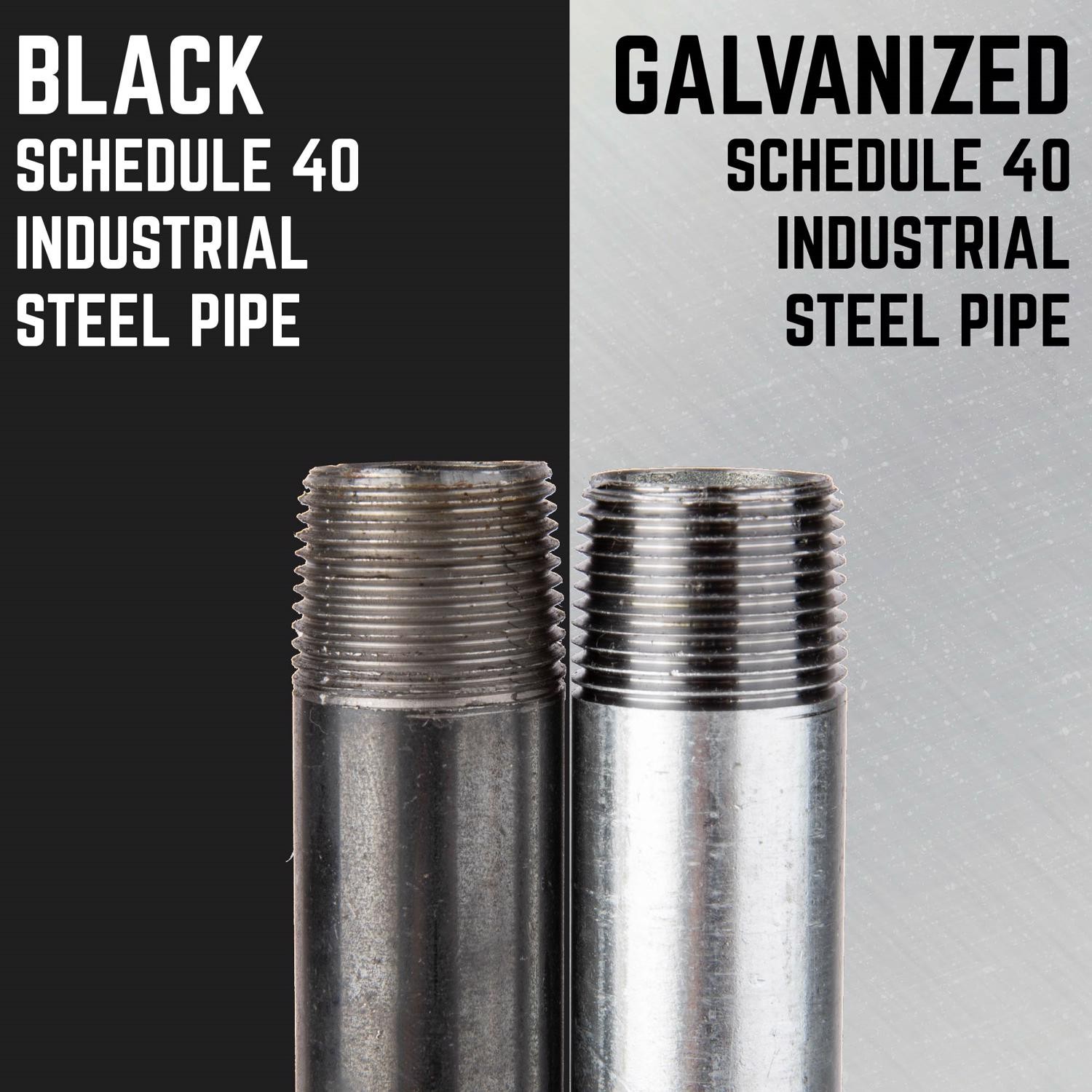 BK Products 564-100HN Galvanized Steel Nipple 3/4×3/4 MIP Dia. in. (Pack of 10)