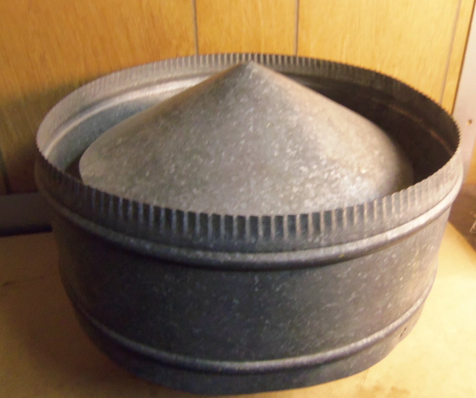 Galvanized 6” Gravity Globe Roof Vent (NOS)