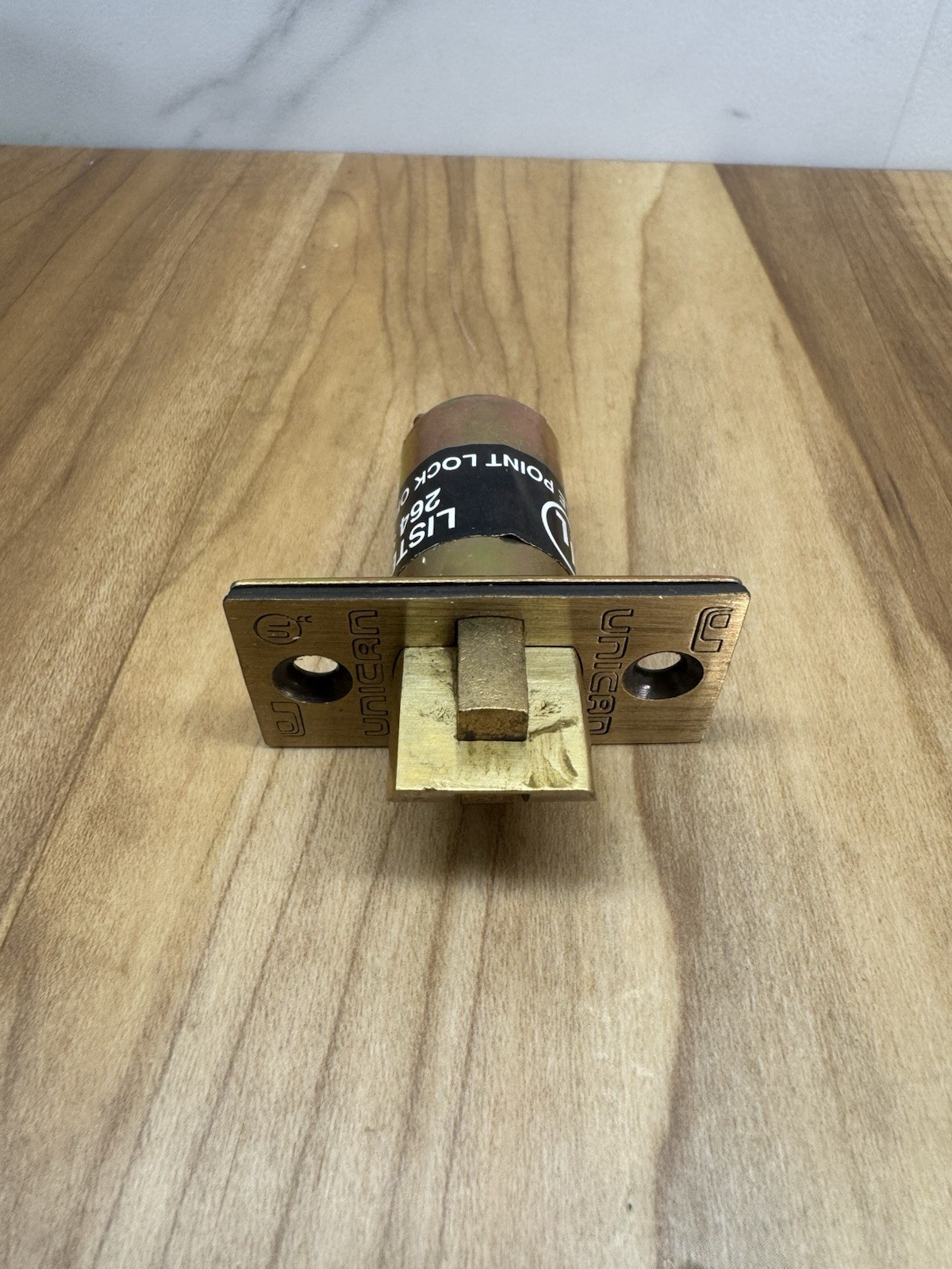 Simplex 1000 Series – Push Button Lock Handle – 5B Brass 1000-2B / 1021B *NO BOX