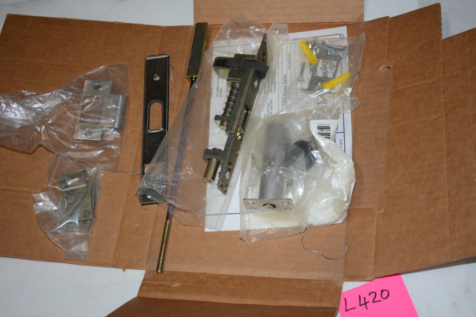 Glynn-Johnson Top Bolt with Auxiliary Fire Latch FB52 US26D