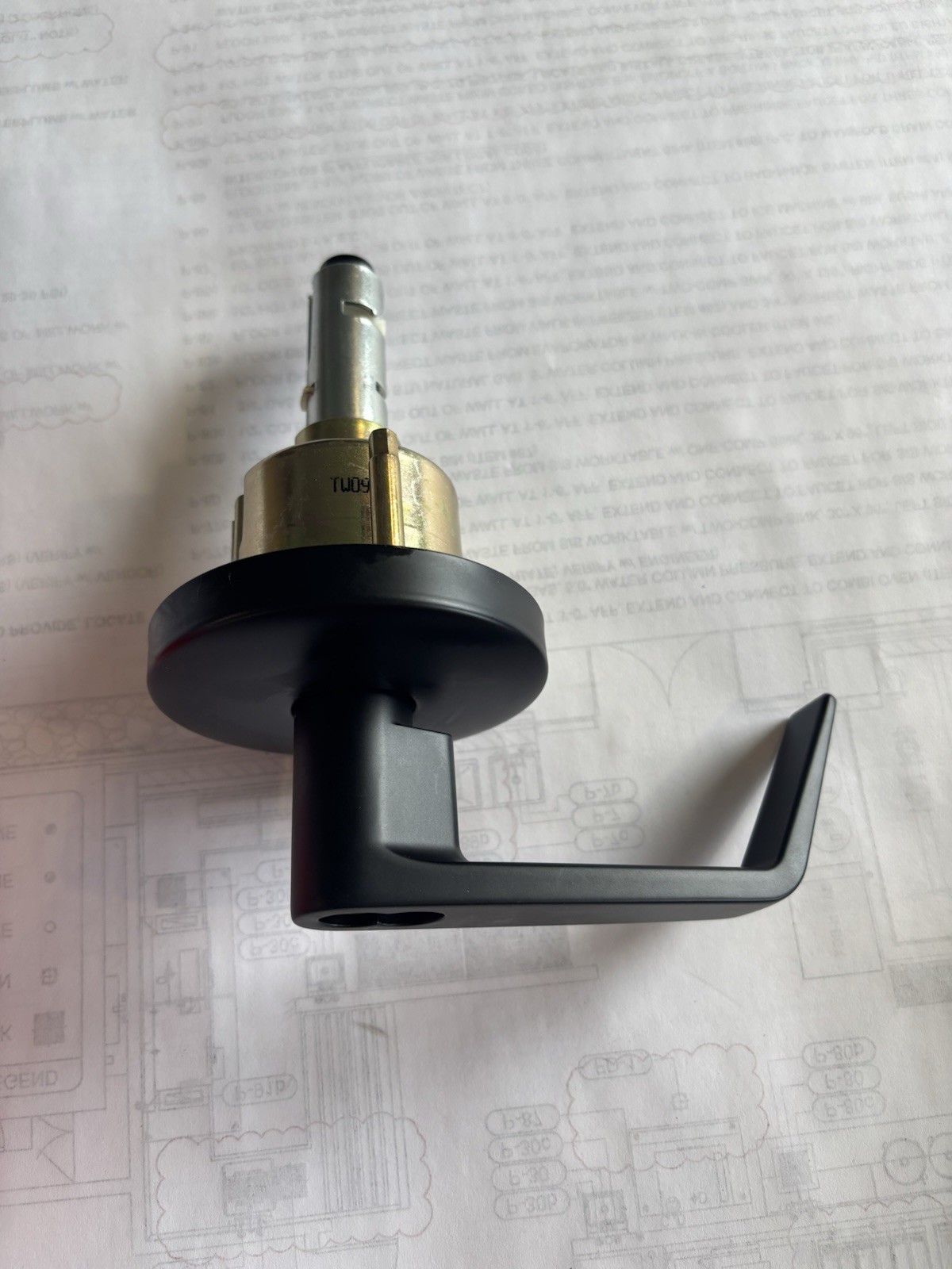 Pamex Grade 2 Cylindrical Leverset In Matte Black Finish