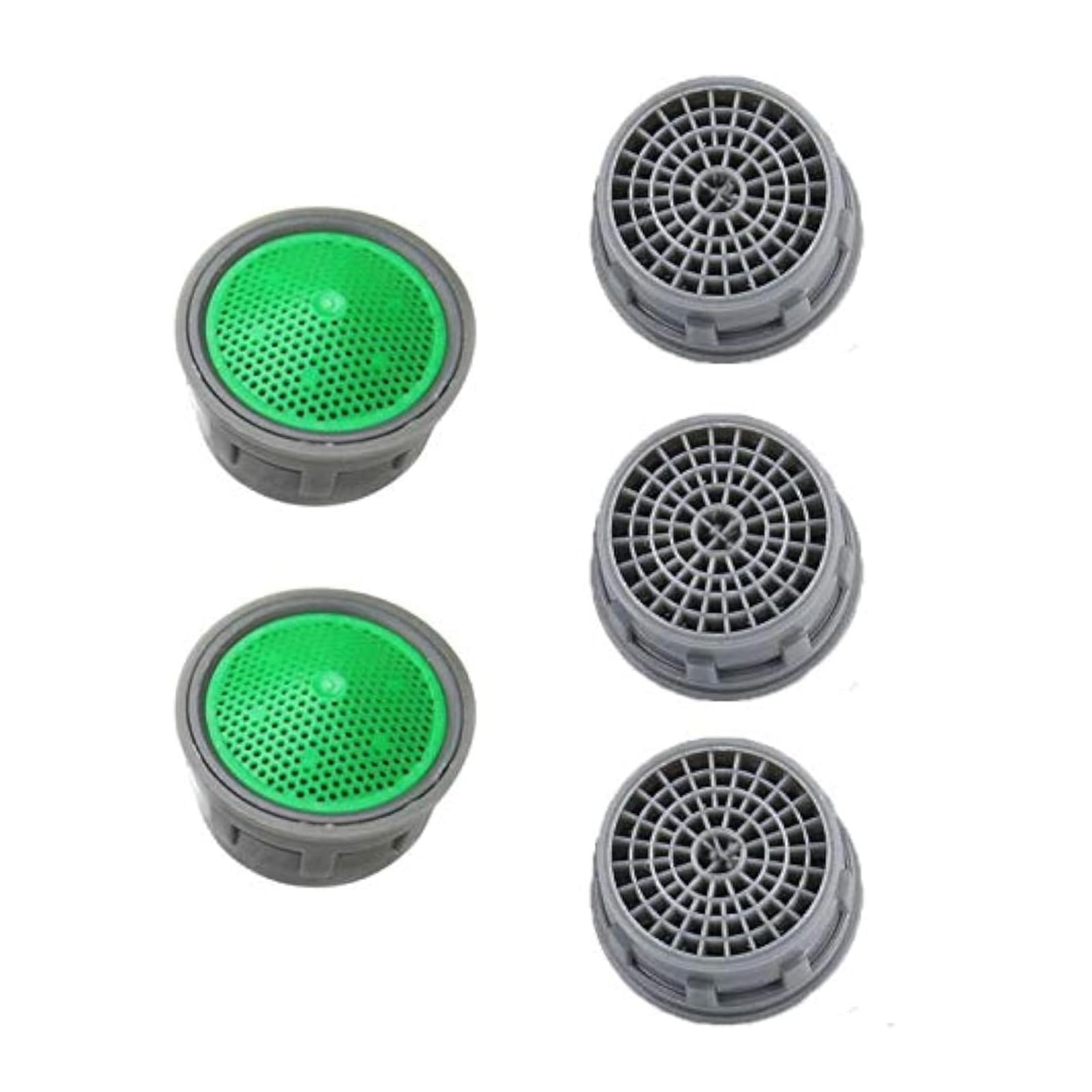 GRUKFE Faucet Aerator, 1.5 GPM Flow Restrictor Insert, Bathroom Sink Chrome