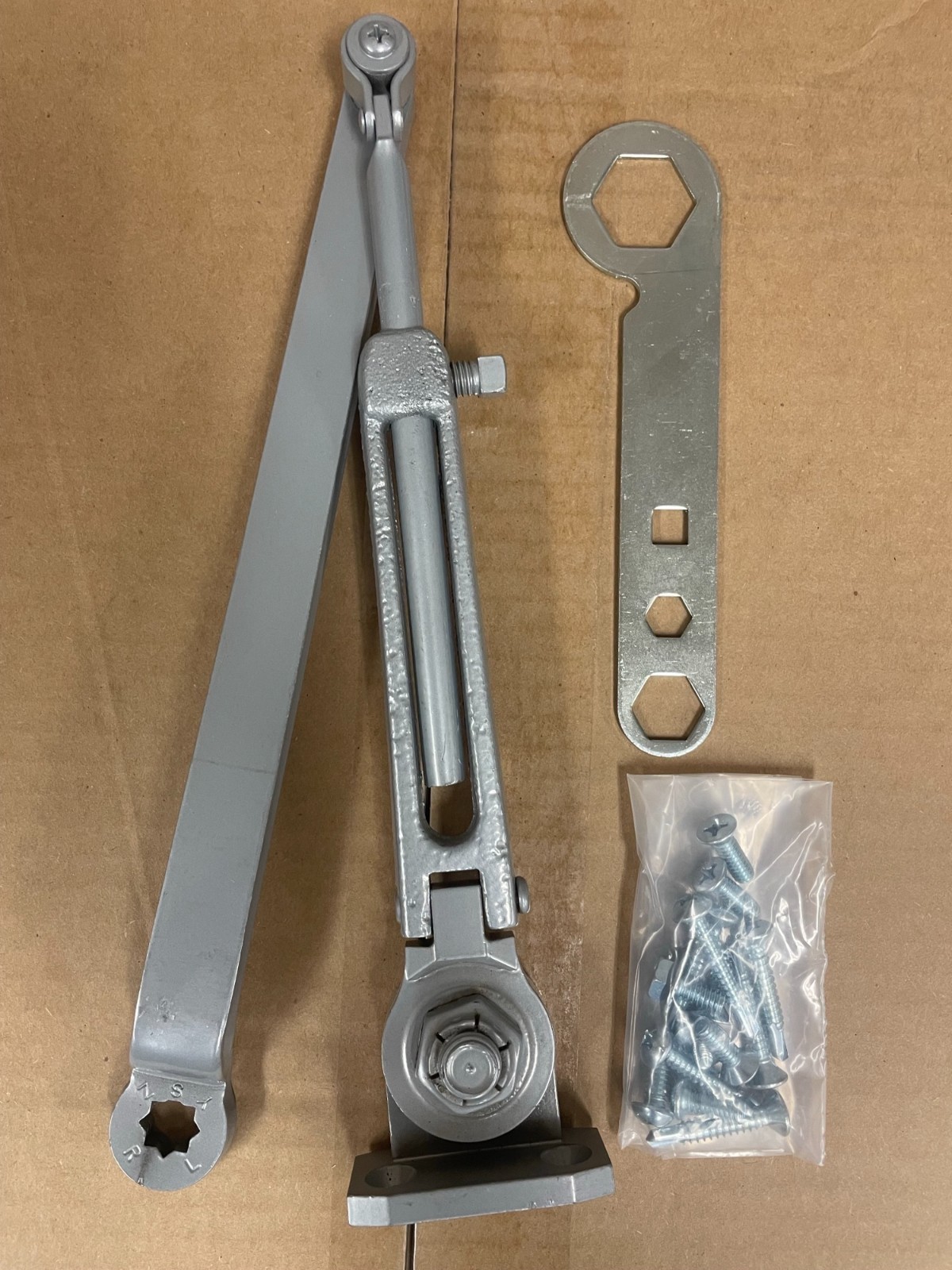 NORTON DOOR CLOSER HOLD OPEN ARM 7701-3 , 7701-8 W/1628H HPA BKT ALUM OLD STYLE