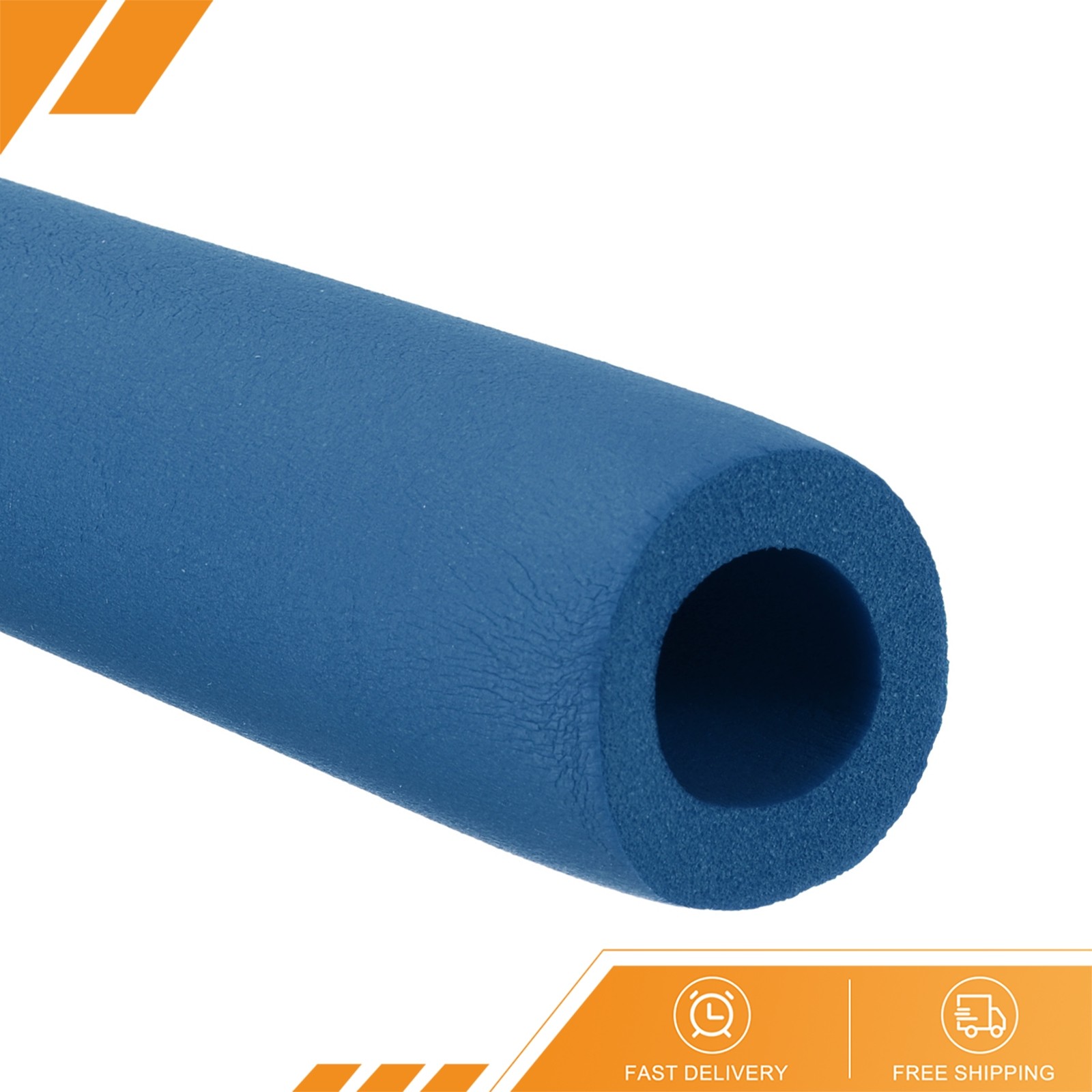 5.9Ft 1-1/4″ (32mm) ID Pipe Insulation 7mm Thickness Blue