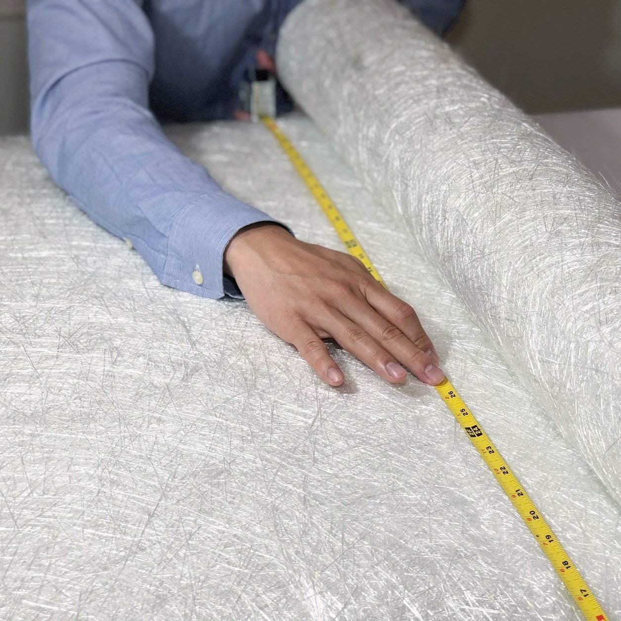 Fiberglass Chopped Strand Mat Cloth 50″ x 360″ | 50 Inch Wide 10 Yard Long | …