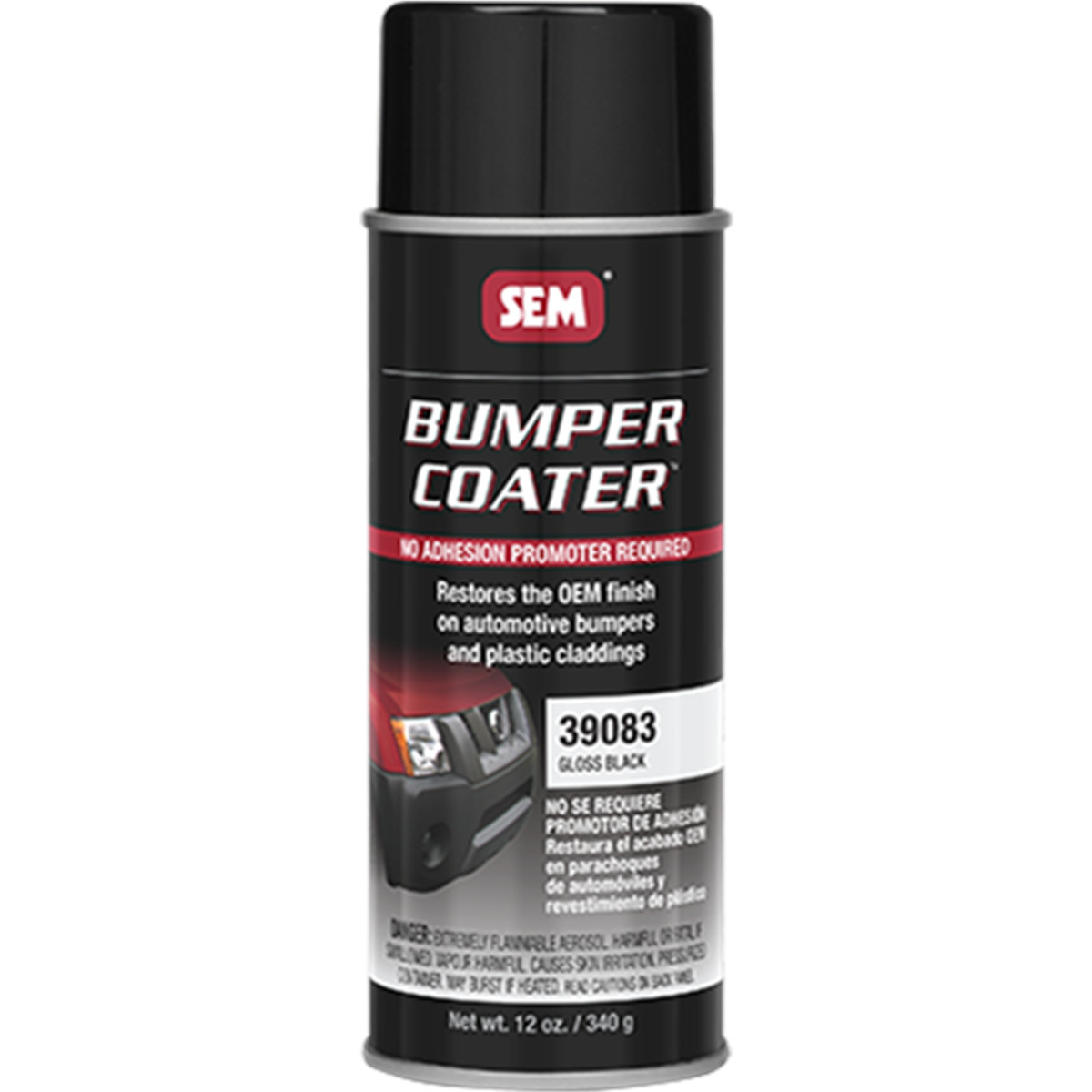 SEM Paints Bumper Coater Gloss Black 39083