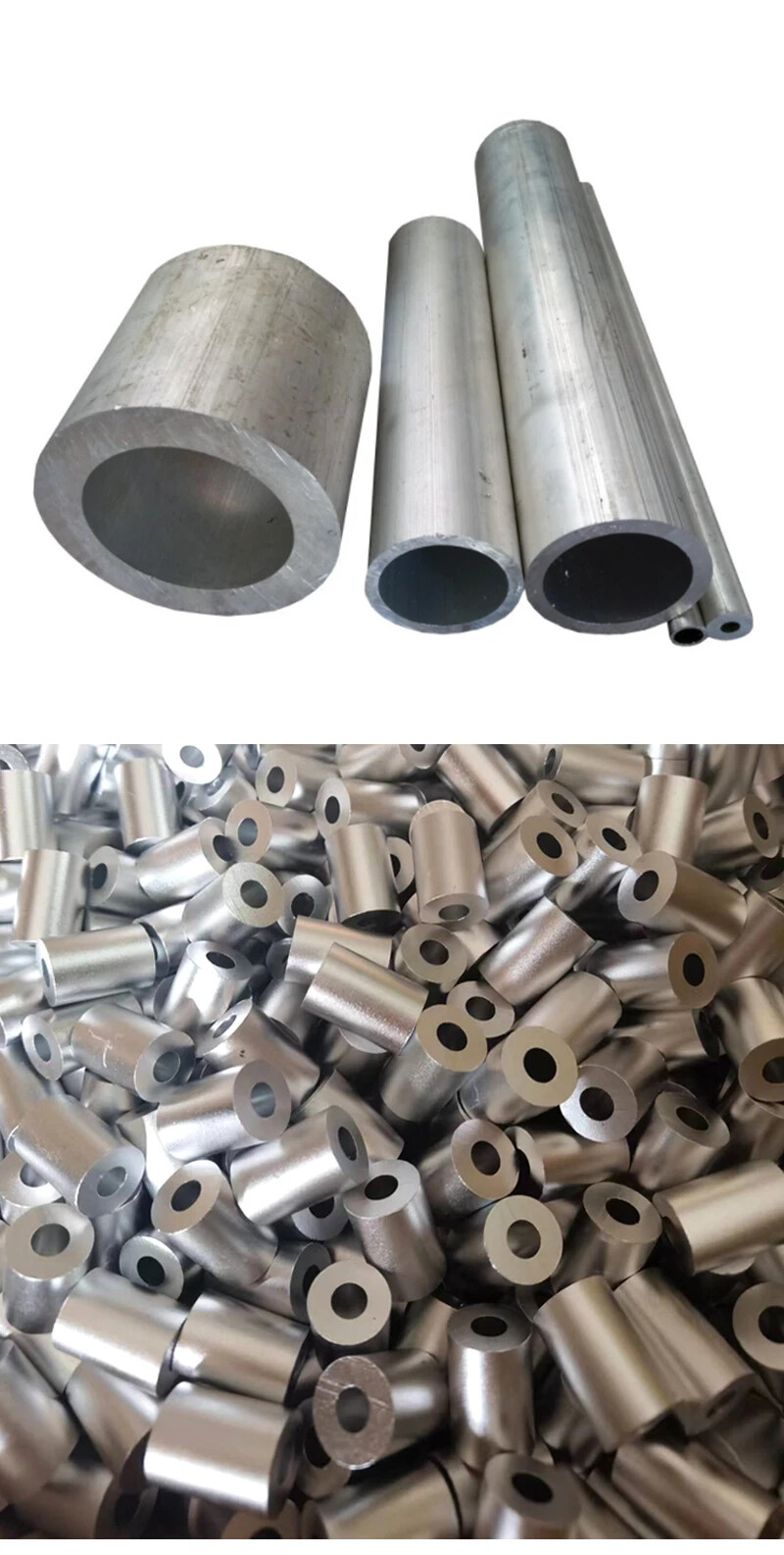 50pcs Aluminum Tube OD 8mm Alloy Pipe Outer Diameter 8*6 6 8 10 12 15 18 20mm