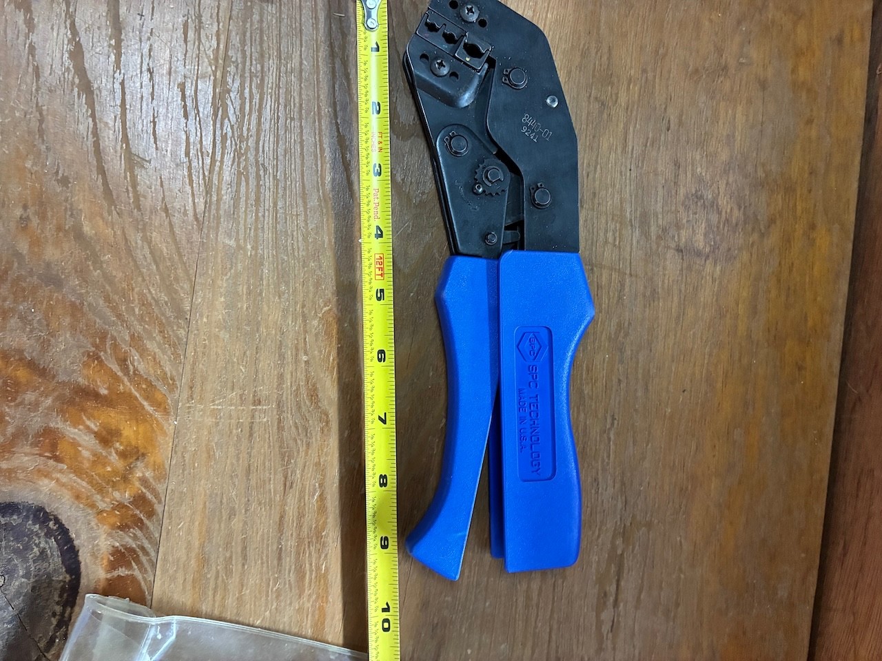 SPC TECHNOLOGY HAND CRIMP TOOL 8440-01 Made in USA