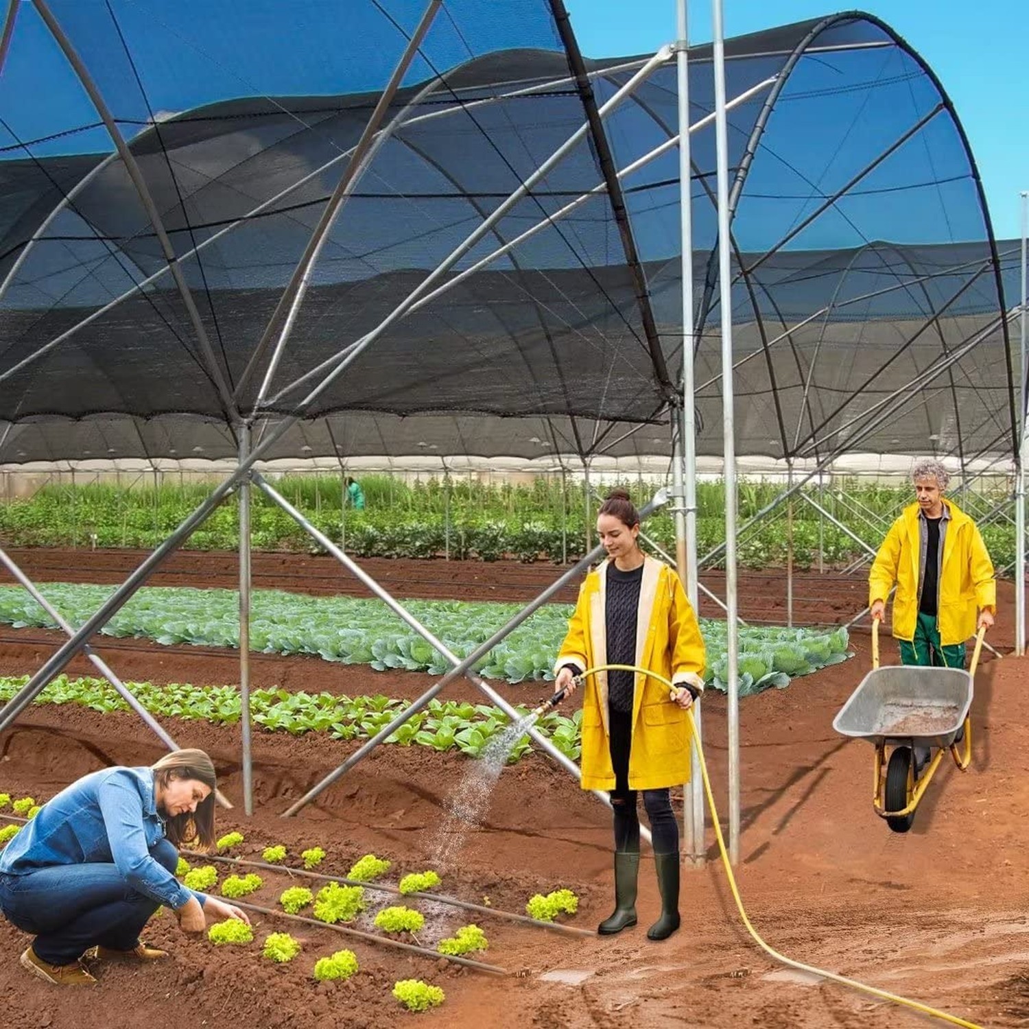 20 x 20 FT Shade Cloth for Plants Greenhouse, 40% Sunblock Shade Sails -for G…