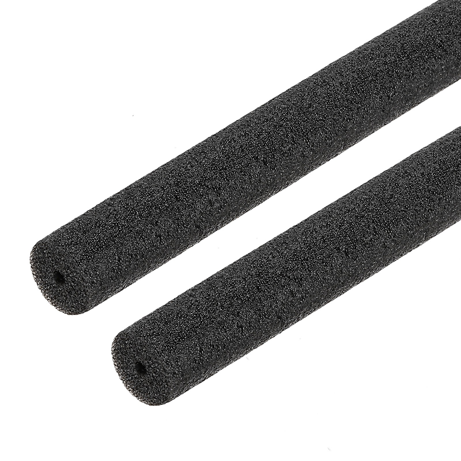 2pcs 1/6″ ID 3.3FT Pipe Insulation Foam Tube 0.71″ OD Tubing Cover Black