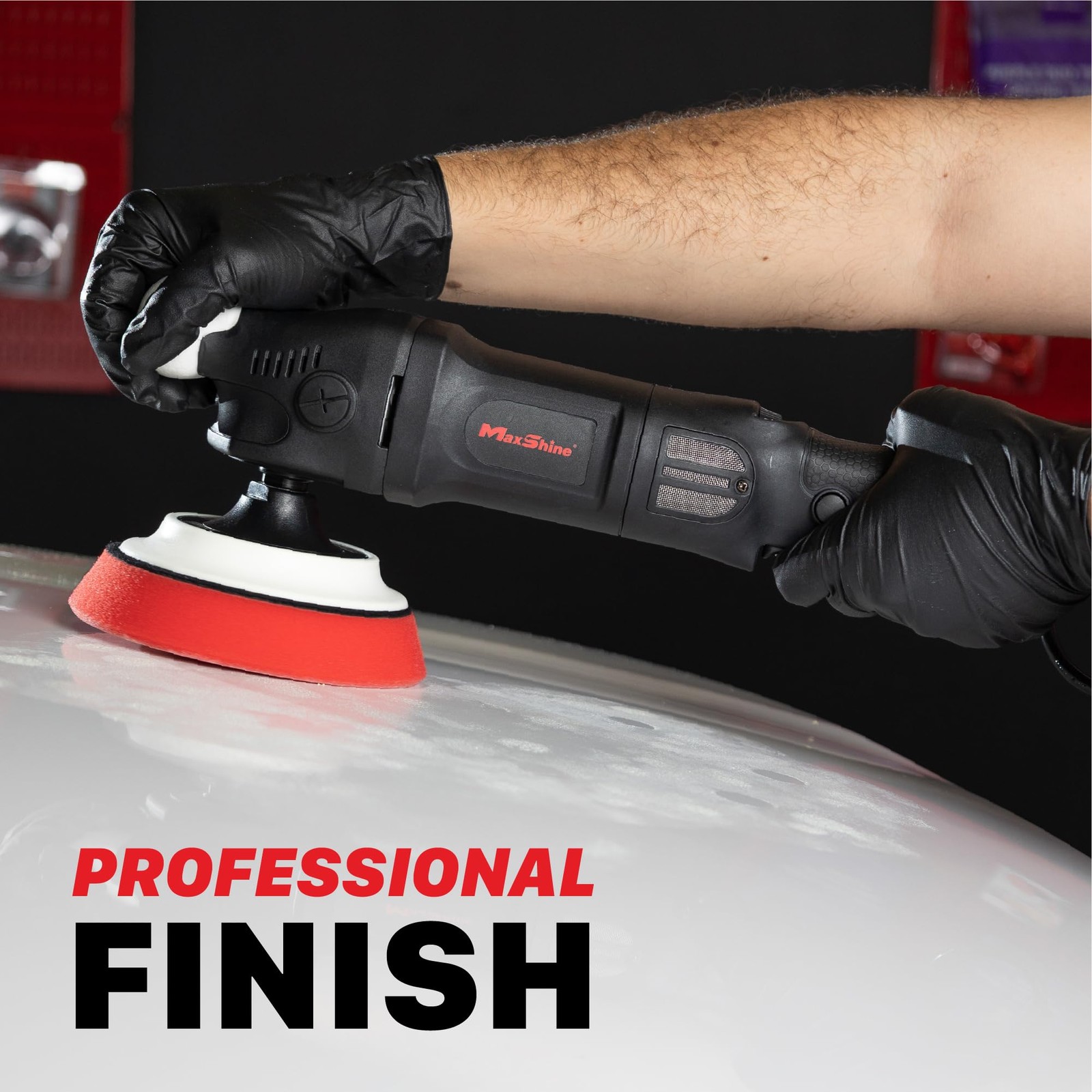 M1000 Rotary Polisher – 1000W Car Buffer with 5” Backing Plate, 5/8” Thread &…