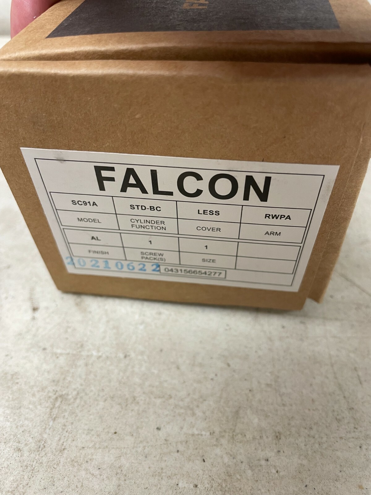 FALCON SC91A BC RWPA AL 44740 REGULAR ARM DOOR CLOSER BRAND NEW