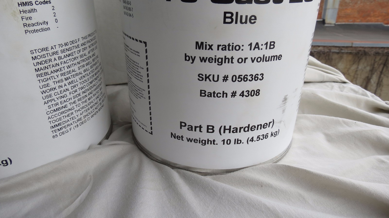 Pro-Cast Fast Cast Urethane CASTING ART RESIN 1 GAL 20# kit Blue 2 part