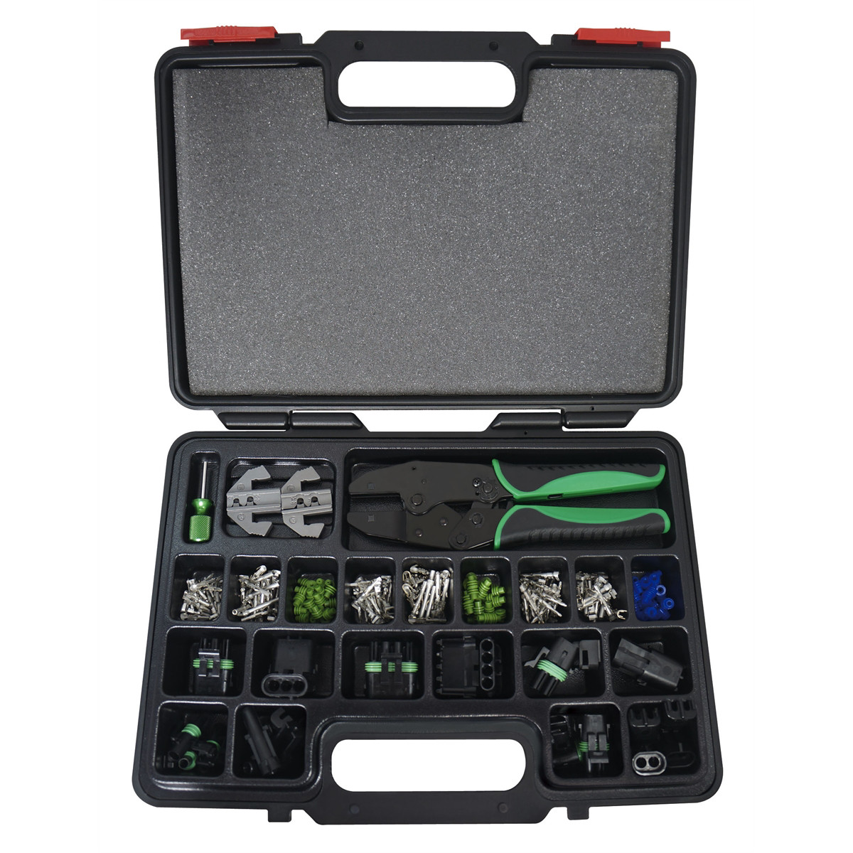 Astro Pneumatic 220pc Interchangeable Ratcheting Crimping Set 9478